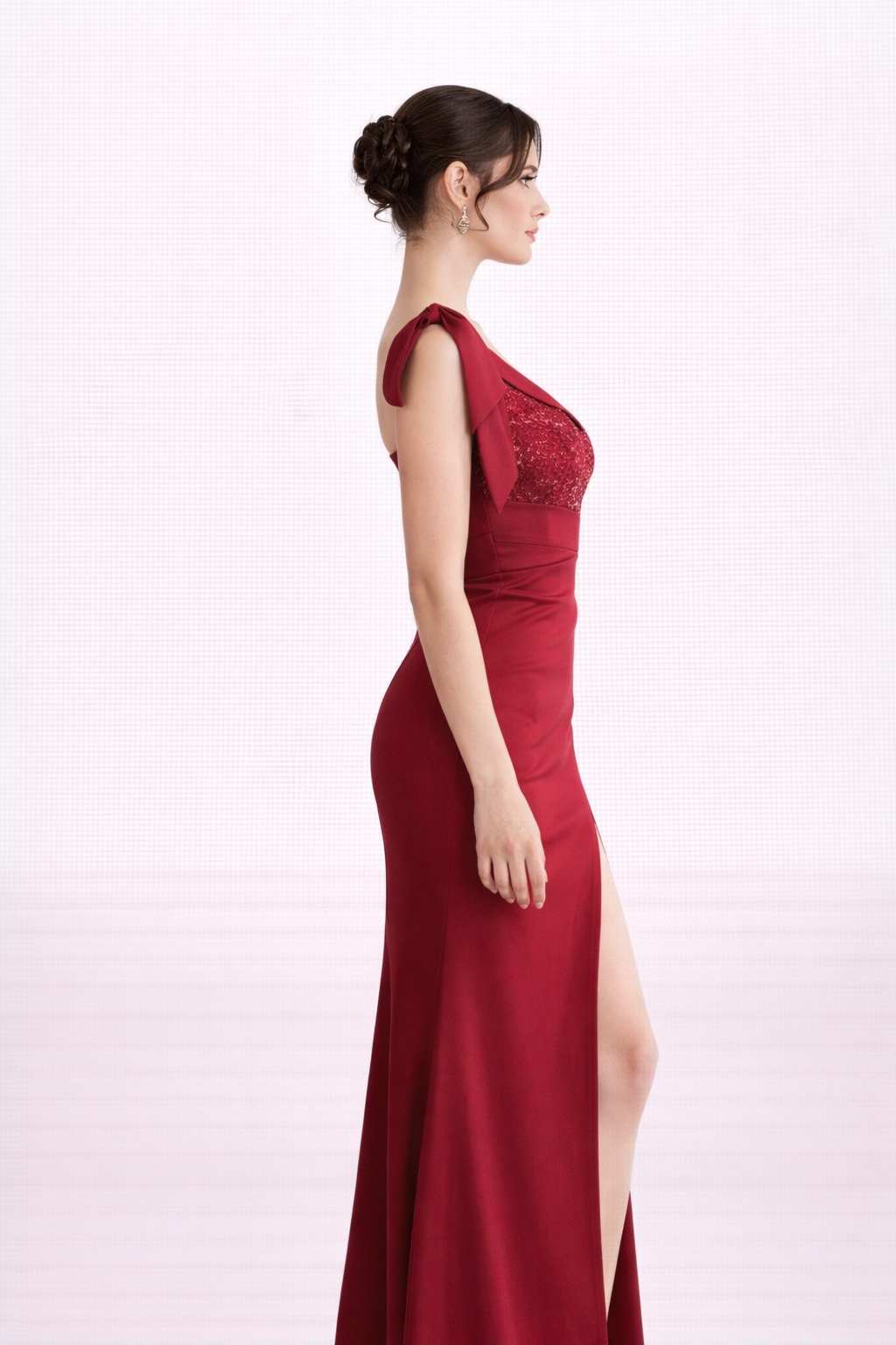 Crimson Maxi – Wine Red