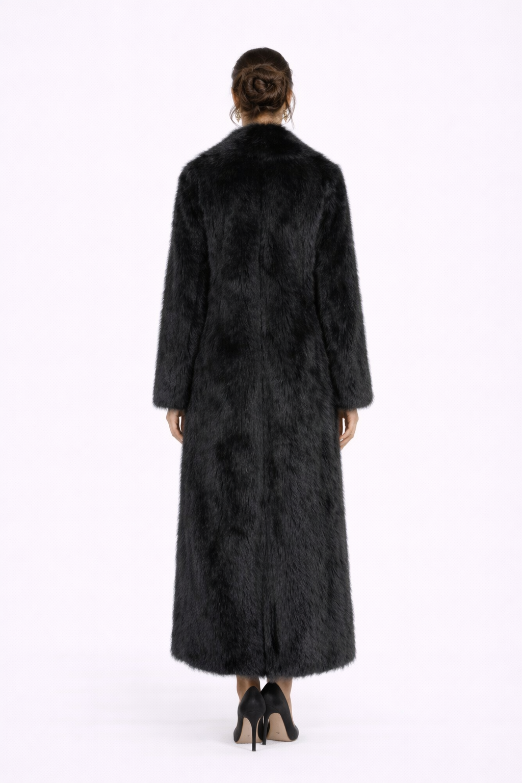 Velisse Faux Coat – Black