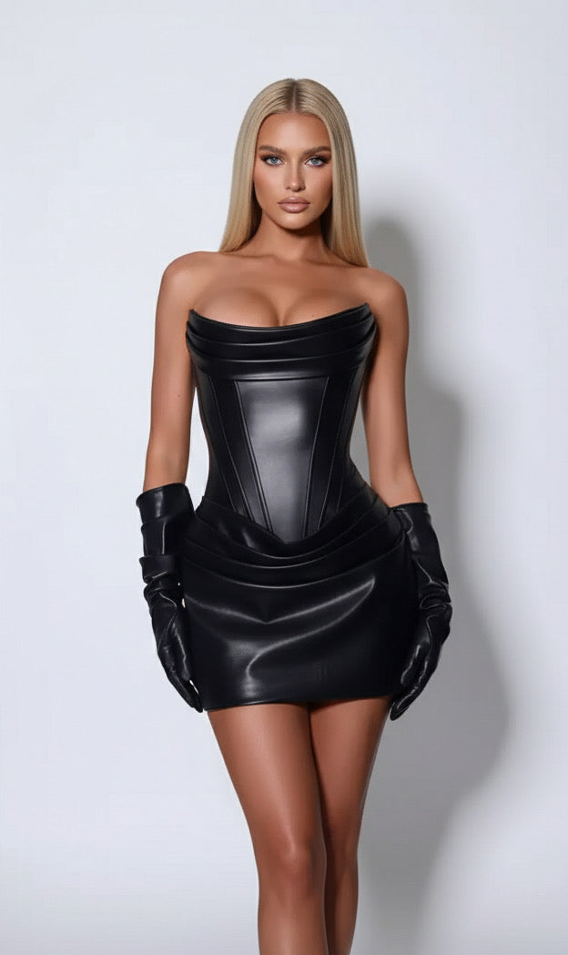 LEATHER DRESS