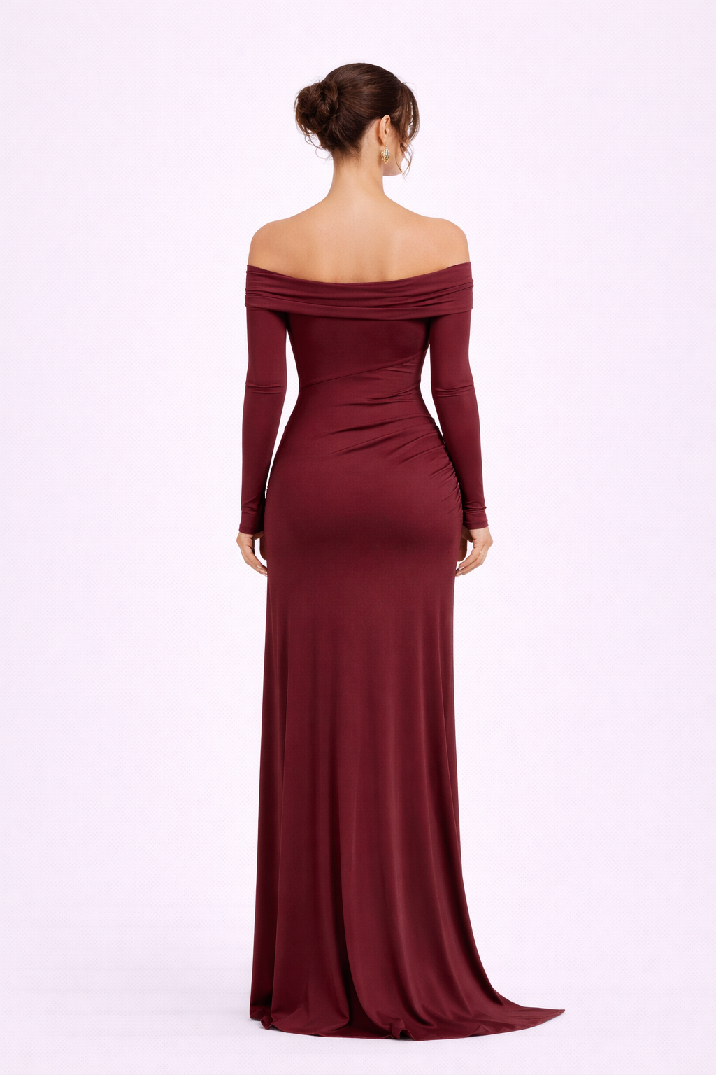 Celeste Maxi – Burgundy