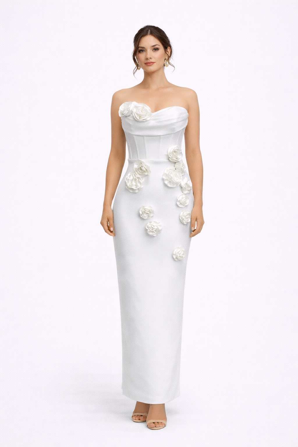 Amara Bridal Maxi – White