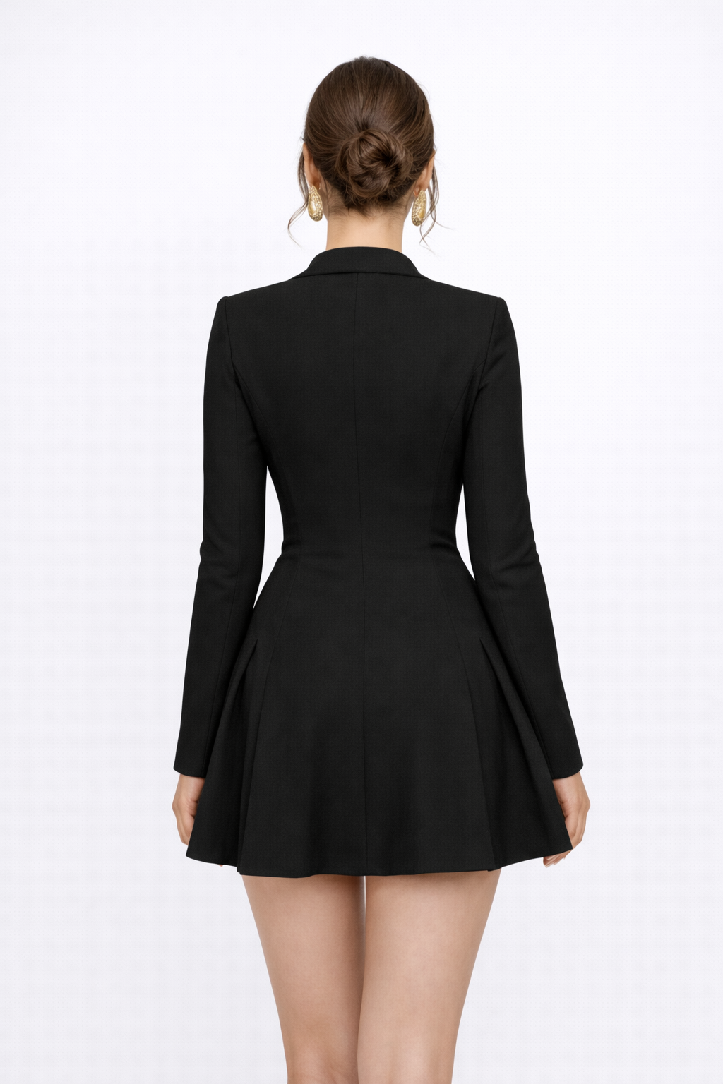 Noir Mini Dress – Black