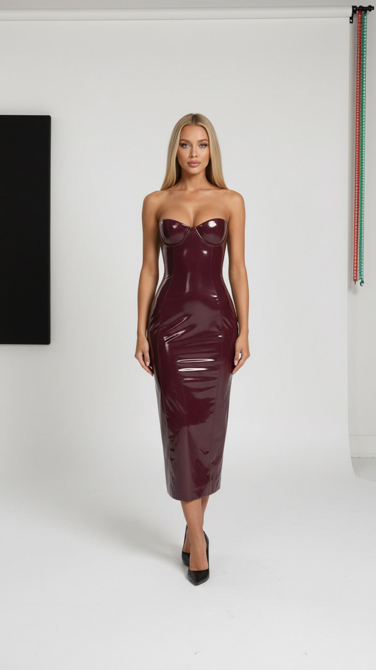 BROWN DRESS